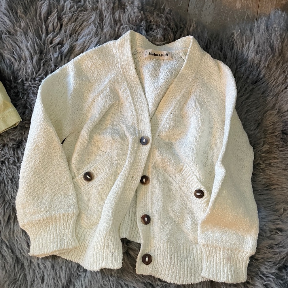 Misha and Puff Bouclé Everyday Cardigan
